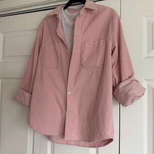 PacSun Pink Button Down Shirt